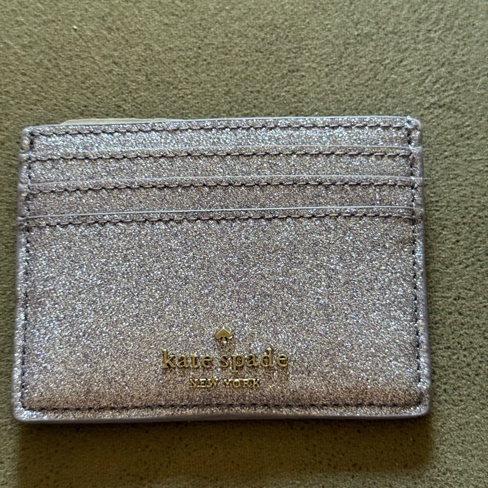 Kate Spade Sparkling Purple Card Holder